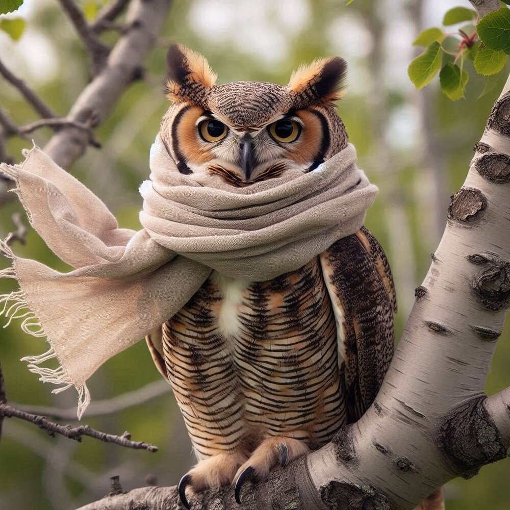 WHOOO'S LOOKING FOR SCARVES? - Picture 1 of 6